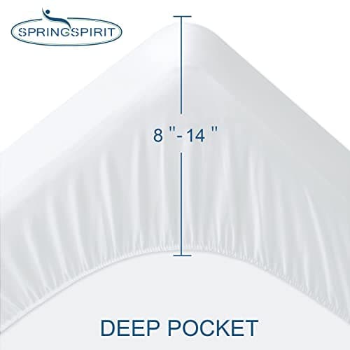 Full Size Mattress Protector Waterproof Mattress Topper Pad Cover Fitted Bed Sheets Full up -14'' Terry Super Soft & Breathable & Noiseless Mattress Protector Machine Washable