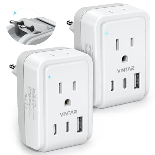 VINTAR European Travel Plug Adapter Review: Solid 2-Pack for EU Trips?