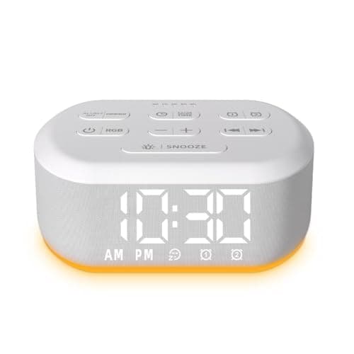 LazyNight Digital Alarm Clock with White Noise & Night Light Review