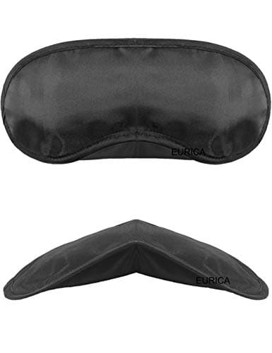 Eye Mask Sleep Masks Sleeping Mask Blindfold Eye Cover Team Building Games Party with Nose Pad and Adjustable Strap for Women Men Kids 4 Layers Black (30 Pack)