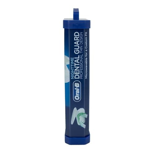 Oral-B Mouth Guard for Grinding Teeth at Night - Nighttime Dental Guard – Moldable Night Guard with Scope Mint Flavor – Less Than 3-Minutes for Custom Teeth Protection - 2 Pack