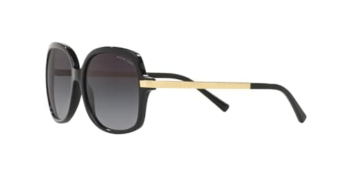 Michael Kors MK2024 Adrianna II Sunglasses, Black/Light Grey Gradient, 57 mm