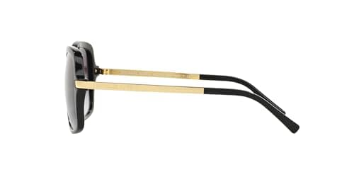 Michael Kors MK2024 Adrianna II Sunglasses, Black/Light Grey Gradient, 57 mm