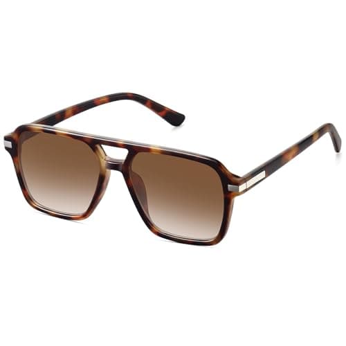 Fozono Retro Aviator Sunglasses Review – A Solid Double-Bridge Throwback
