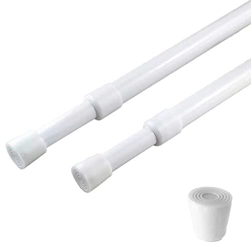 2 Pack Spring Tension Curtain Rod Review – Adjustable 28-43" Tested