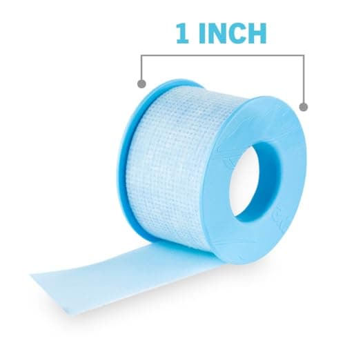 Nexcare Sensitive Skin Low Trauma Tape, 4 Count – Gentle Adhesive Medical Tape for Fragile or Delicate Skin, Hypoallergenic & Latex-Free, Ideal for Post-Surgery Care, Pediatric Use, Frequent Changes