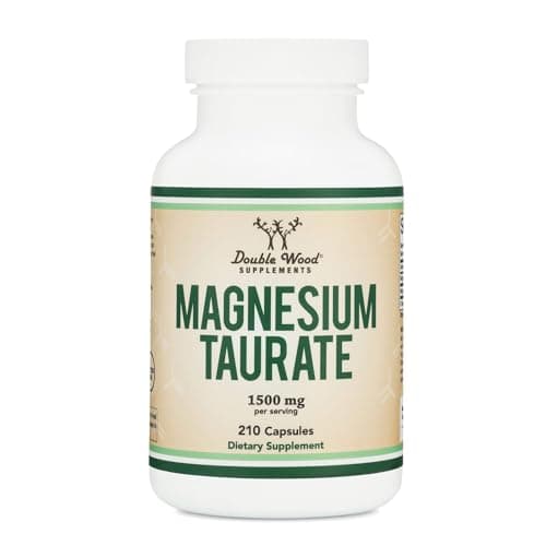 Magnesium Taurate Review: A Hands-On Look at Double Wood's 1,500mg Formula