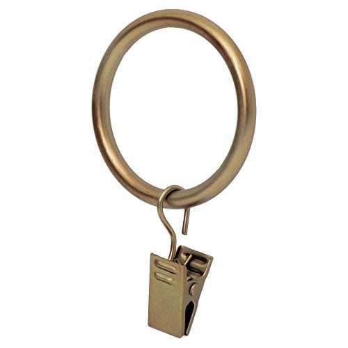 Ivilon Drapery Curtain Clip Rings Review – Warm Gold Set