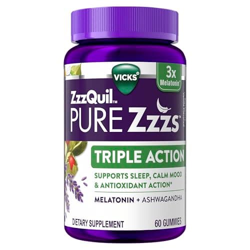 ZzzQuil Pure Zzzs Triple Action Melatonin Gummies Review 2025