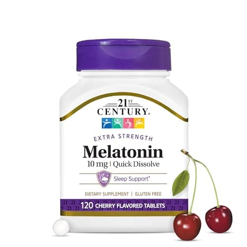 21st Century Melatonin 10mg Test 2024 – Lohnt sich das Schlafpräparat?