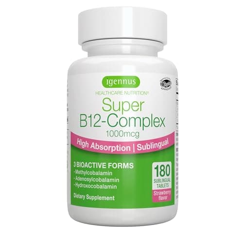 Igennus Sublingual Vitamin B12 Complex 1000mcg Review – Worth It?
