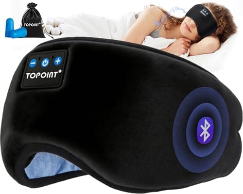 TOPOINT Sleep Mask with Headphones Review – 2025 Test