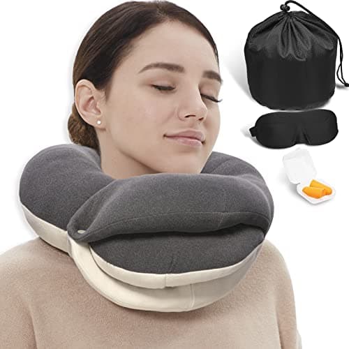 BUYUE Memory Foam Travel Neck Pillow Review: Tested on Long Flights