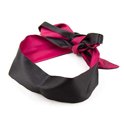 Ukissim Soft Satin Eye Mask Blindfold Comfortable Sleeping Masks - 59 in x 2.8 in