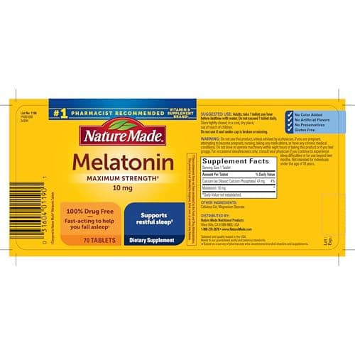Nature Made Melatonin 10mg Review – My 30-Day Sleep Test