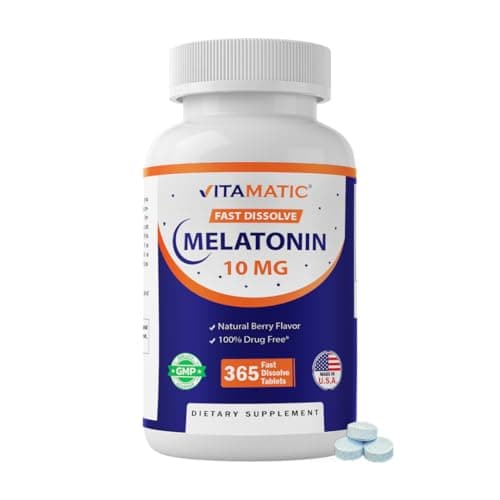 Vitamatic Melatonin 10 mg Fast Dissolve Tablets Review – Honest Hands-On Test