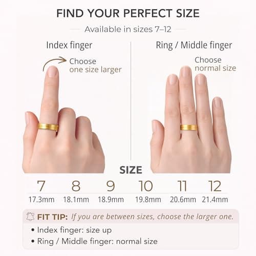 VIVIYO Smart Ring Health & Fitness Tracker for Men and Women, Sleep and Activity Tracking, HRV and Stress, Heart Rate and SPO₂, Women Health Support, 120+ Sports Modes (Matte Gold, 9)