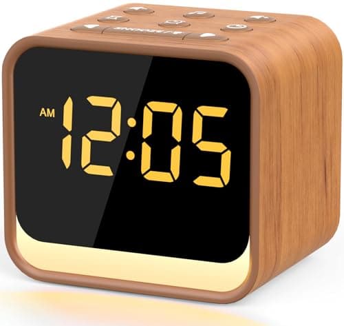 Housbay Wooden Sound Machine Alarm Clock Review 2025