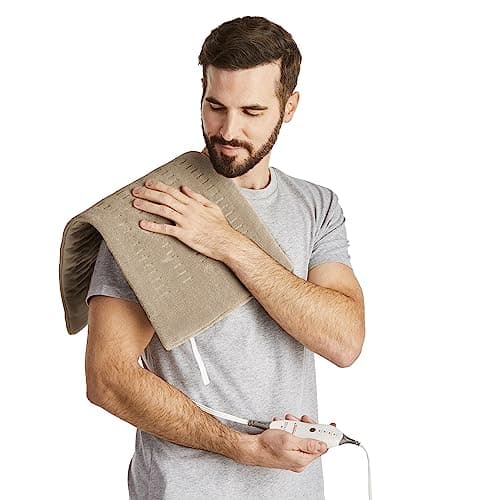 Sunbeam Premium Sunbeam Heating Pad with Compact Storage King Size Beige