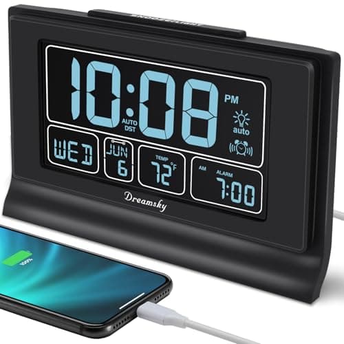 DreamSky Alarm Clock Review: Auto-Set Bedside Clock That Just Works