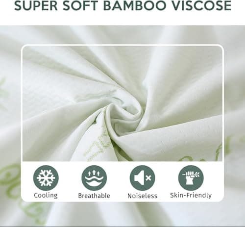 Premium 100% Waterproof King Mattress Protector, Breathable Mattress Cover King Size Bed, 3D Air Fabric Cooling Bed Pad Cover, Deep Pocket 8"-21"