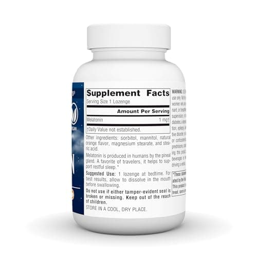 Source Naturals Sleep Science Melatonin, Helps Promote Sleep* - 1 mg - 300 Orange Flavored Lozenges