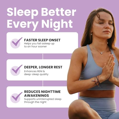 Luma Nutrition Magnesium Glycinate 1000mg - Support Stress, Sleep, Nerve & Muscle Health - 500mg Pure Magnesium Supplement Capsules - Chelated for High Absorption - 60 Veggie Capsules