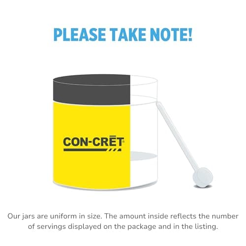 CON-CRET Creatine HCl Powder | Muscle, Cognitive, Cellular Energy Support | No Bloating or Cramps | USA Made & NSF Certified | Raspberry (64 Serving)