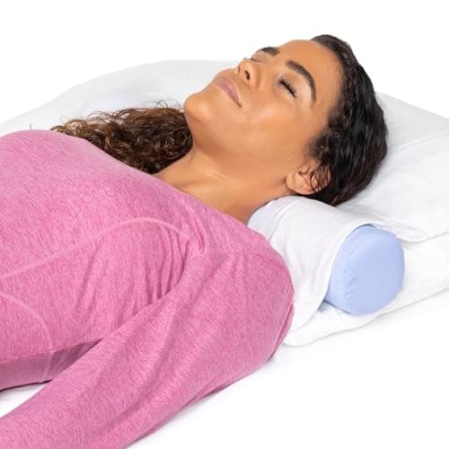 OPTP The Original McKenzie Cervical Roll, 20" Neck Support Pillow to Relieve Neck and Back Pain - Round Pillow for Improved Sleeping Support and Cervical Pain Relief - Made in The USA