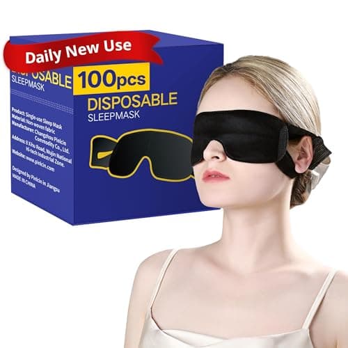 Masque de Sommeil Jetable CROUVM 100 Packs – Mon Test Complet