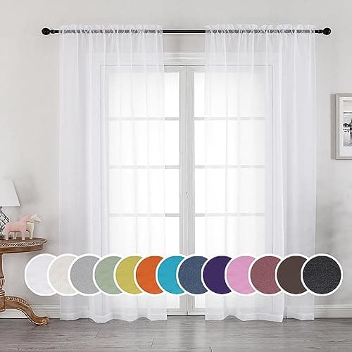 OWENIE Sheer Curtains 84-Inch Review: A Solid Budget Pick?