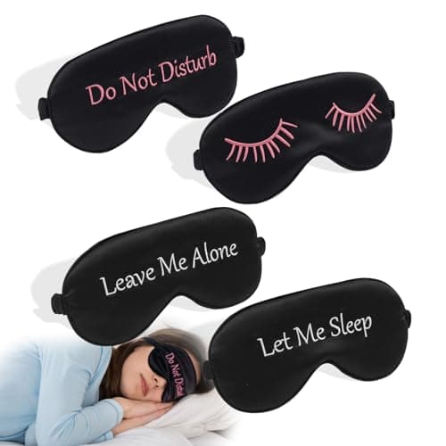 4 Pack Sleep Eye Mask Review – Silky Satin Blackout Option