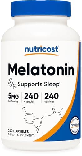 Nutricost Melatonine 5mg 240 Capsules Review – Betaalbaar Slapen Zonder Gedoe