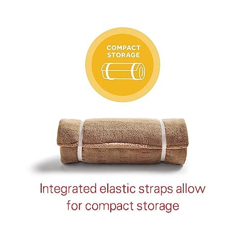 Sunbeam Premium Sunbeam Heating Pad with Compact Storage King Size Beige