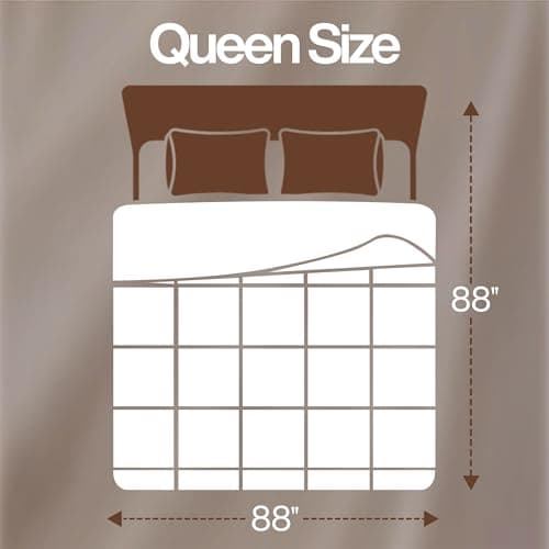 Utopia Bedding Queen Comforter Duvet Insert, Quilted White Comforter with Corner Tabs, Box Stitched Down Alternative Comforters Queen Size 88 x 88 inches