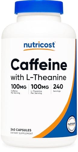 Nutricost Cafeina L-Theania Recensione 2024 - 240 Capsule