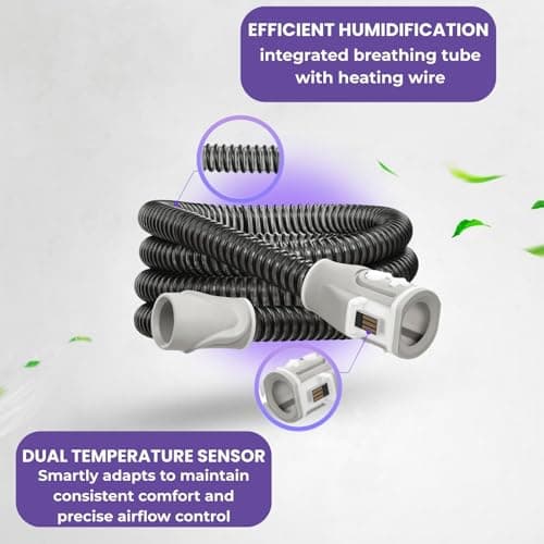 Lullapad Airsense 10 and Air Curve 10 Climate-Line Air Tube Compatible with Airsense and Air Curve, 6 foot Long S10 Hose