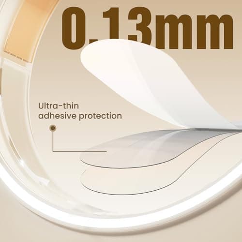 10 Pack Ultra Thin Invisible Protector Compatible with RingConn Gen 2, Gen 2 Air Smart Ring, Full-Cover Wrap Scratch-Resistant Film Skin, for RingConn Accessories (Size S for 6/7/8/9/10)