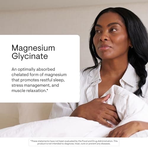 THORNE - Magnesium Glycinate - Supports Restful Sleep, Muscle Relaxation, Heart Health & Metabolism* - Chelated Magnesium Capsules - Third-Party Certified - Gluten, Dairy & Soy-Free - 90 Servings