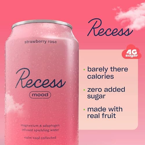 Recess Mood Magnesium Supplement Drink Calming Beverage, 12 Ounce (Variety Pack, 12 Pack) *Greatest Hits Sampler*