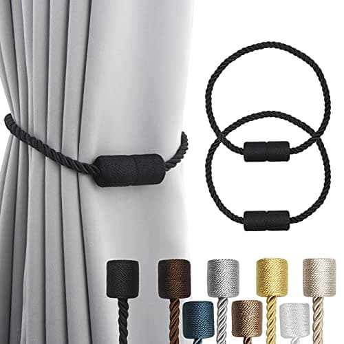 Porlau Magnetic Curtain Tiebacks Review: Strong Hold, No Wall Damage?