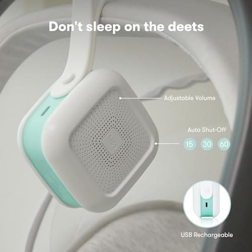 Frida Baby 2-in-1 Portable Sound Machine for Baby + Nightlight | White Noise Sound Machine for Baby with 5 Soothing Sounds & 3 Nightlight Modes | Travel Sound Machine Attaches to Strollers, Car Seats