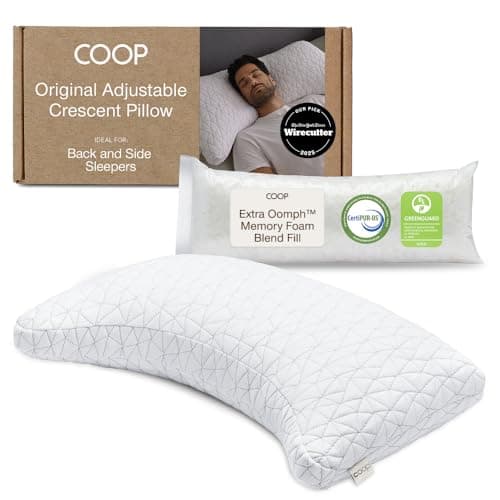 Coop Home Goods Original Crescent : Test complet oreiller ajustable