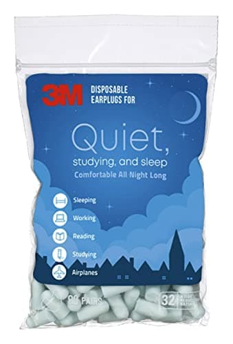3M Bouchons d'Oreilles Jetables Test : 80 Paires Pour Bien Dormir