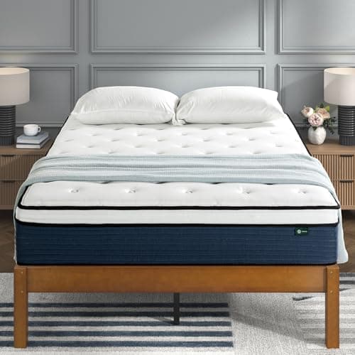 Zinus 12 Inch Hybrid Mattress Review – Medium Plush Comfort Tested