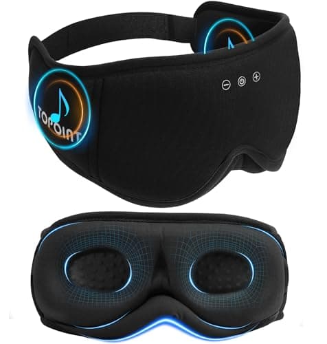 TOPOINT Sleep Mask with Headphones Review: 3D Design Meets Audio