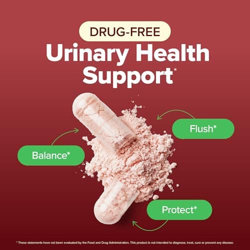 D Mannose with Cranberry | Drug-Free Urinary Tract Health Support | Evidence-Based DMannose 1300mg for Urinary & Bladder Health for Women | D Mannose Supplements for Women & Men | Non-GMO | 240 Ct