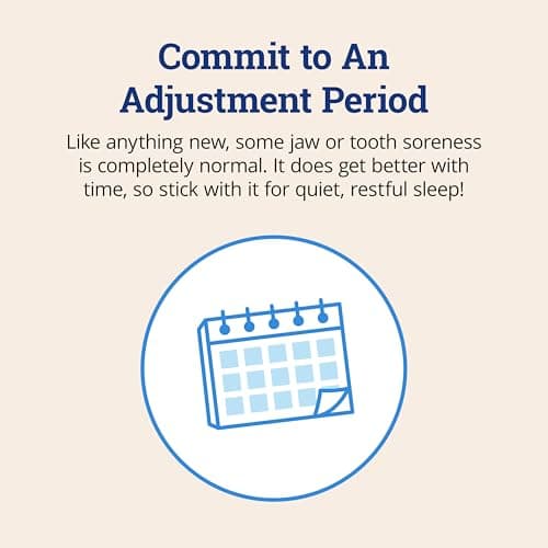 ZQuiet, Advance, Custom Anti-Snoring Mouthpiece, Adjustable Mouthguard with 4 Jaw Advancement Sizes, Slim & Low-Profile, Clear