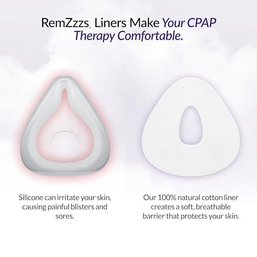 RemZzzs Full Face Cpap Mask Liners (K2-FM) - Reduce Noisy Air Leaks and Painful Blisters - Cpap Supplies and Accessories - Compatible with Resmed Respironics DeVilbiss