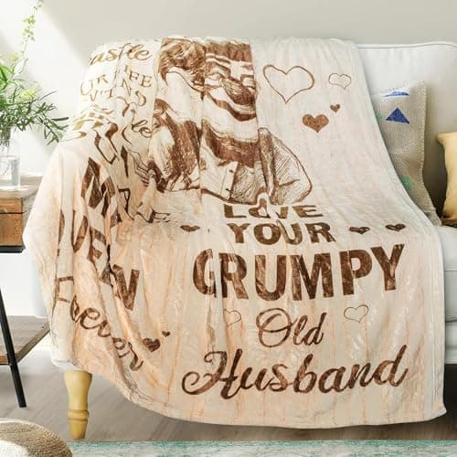 CENSIHER Mothers Day Blanket Gift for Wife from Husband to My Wife Blanket Wedding Anniversary Romantic Gifts for Women Birthday Christmas Valentine's Mother's Day Healing Thoughts Presents for Her